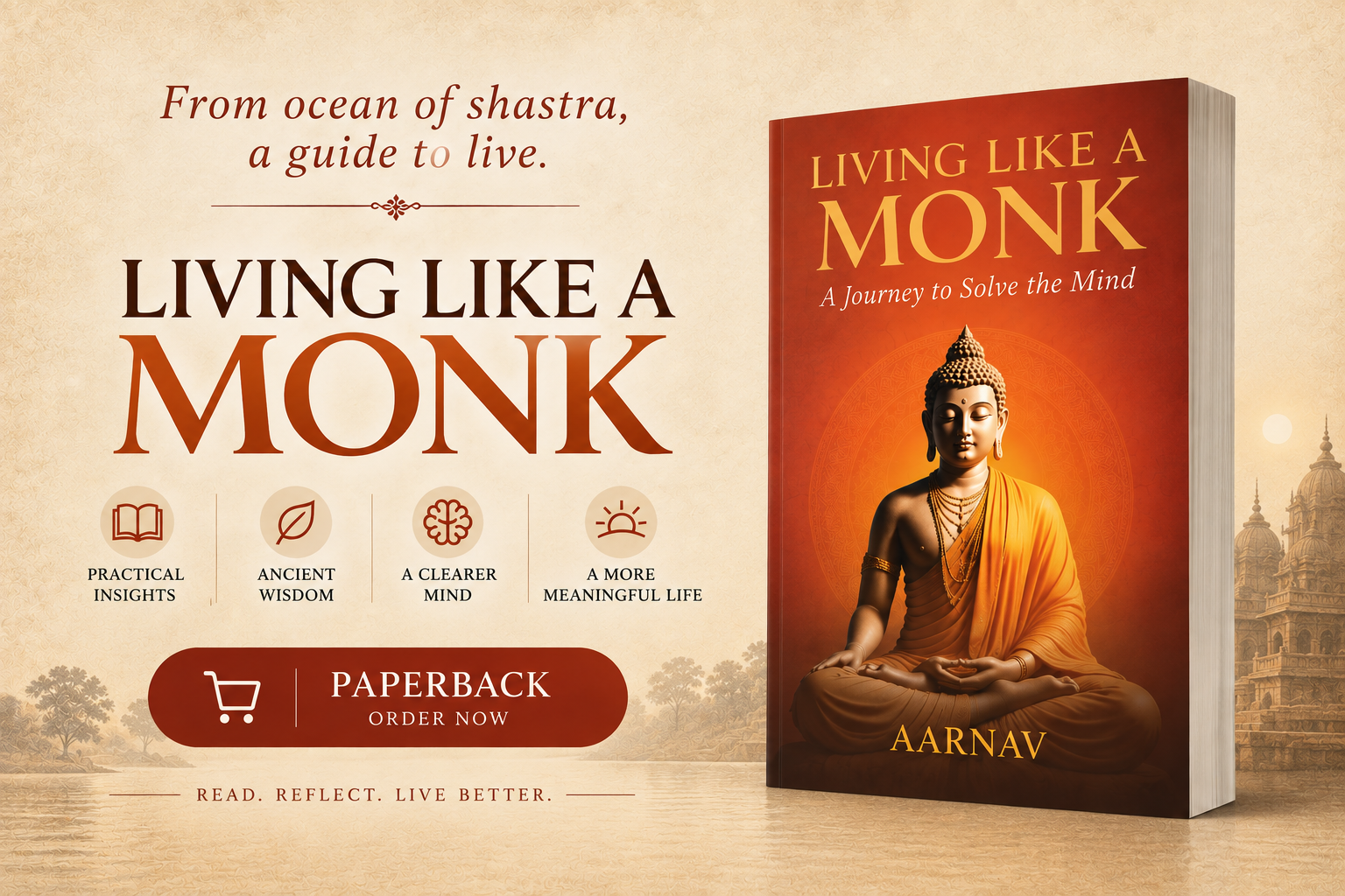 Living like a Monk (Paperback)